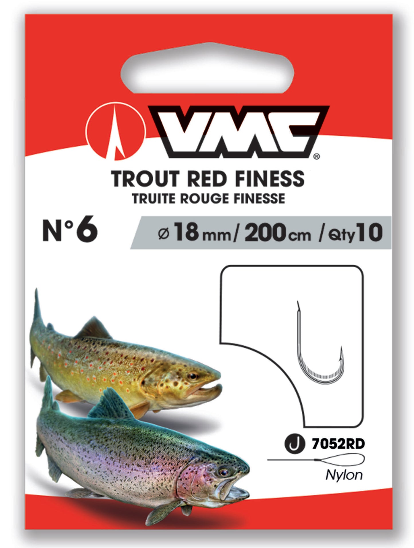 Trout Red Finess lot de 10